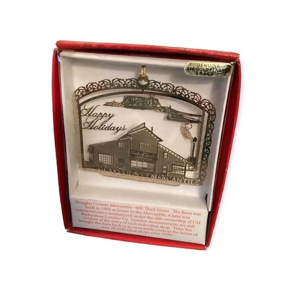 2008 Nation’s Treasures Castle Rock Colorado Christmas Ornament - Picture 1 of 7